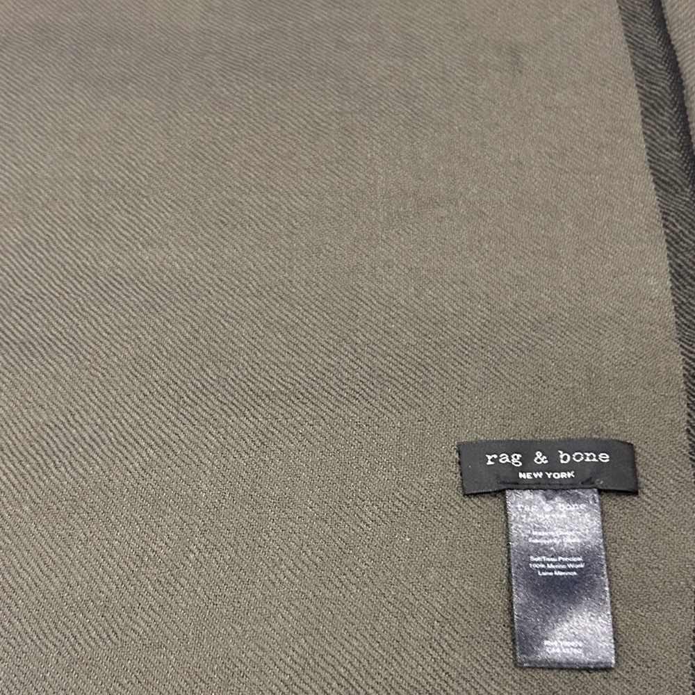 Rag & Bone Green Very large wool Scarf